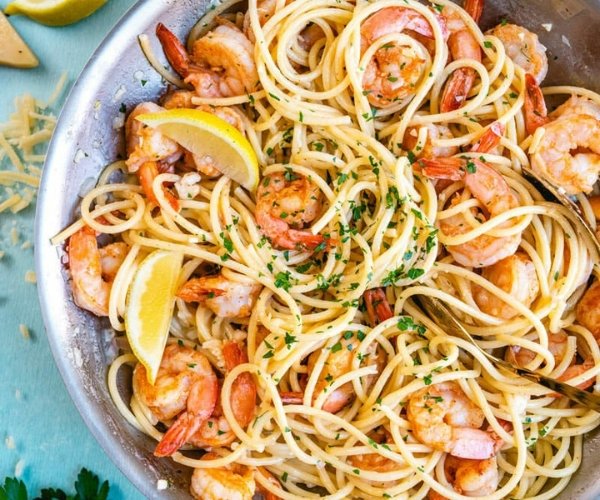 Shrimp pasta